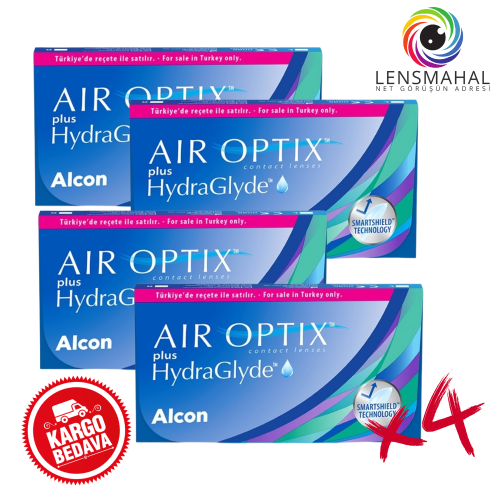 Air Optix Plus HydraGlyde - 4 Kutu Kampanya
