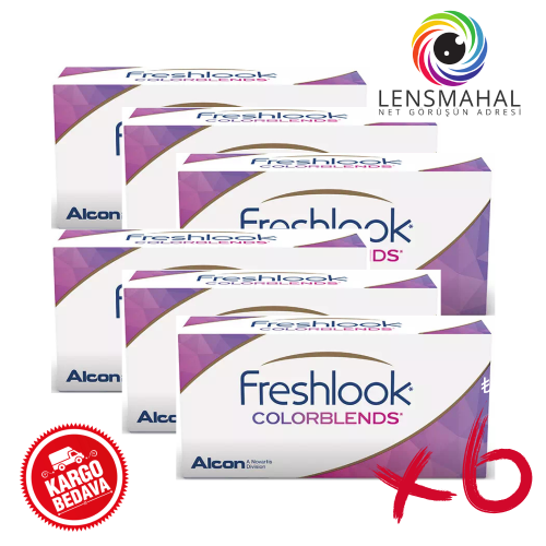 Freshlook Colorblends Renkli/Numarasız - 6 Kutu Kampanya