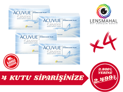 Acuvue Oasys (4 Kutu İndirimli Set)