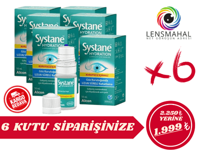Systane Hydration Lubrikant Göz Damlası (6 Kutu İndirimli Set)